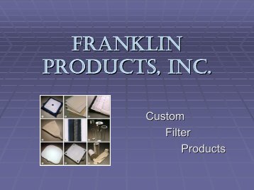 Franklin Products, Inc. - Waco