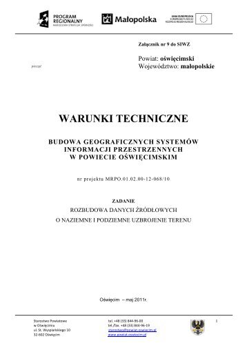 Warunki Techniczne zal nr 9 - oswiecim.pl