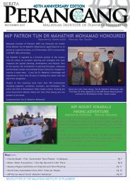 mip patron tun dr mahathir mohamad honoured - Malaysian Institute ...