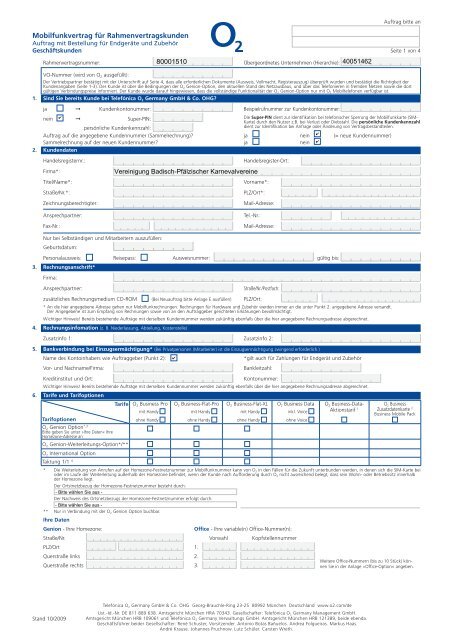 Vertragsformular Narrenhandy De