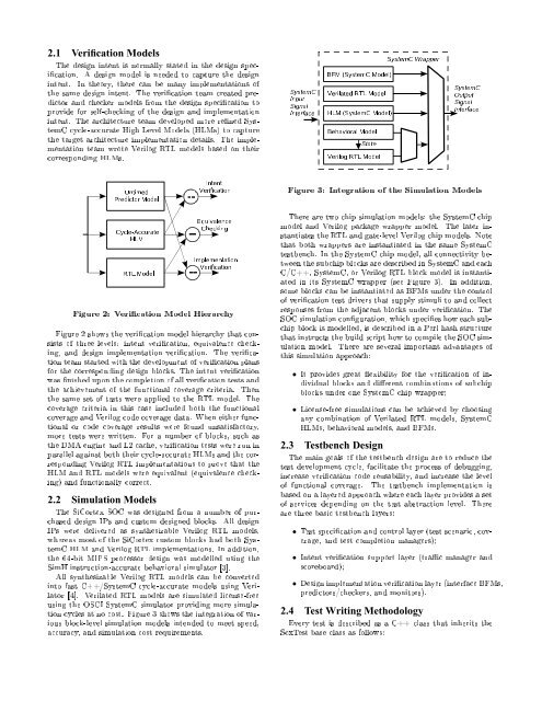 Functional Verification of SiCortex Multiprocessor System ... - Veripool