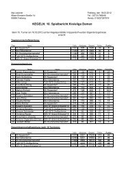 Eppendorf - Keglerkreisfachverband Freiberg eV