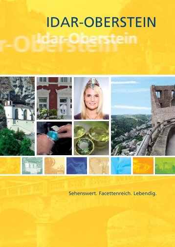 Broschüre: Idar-Oberstein - Sehenswert. Facettenreich. Lebendig.