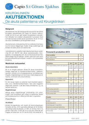 Verksamhetsblad Akutsektionen.pdf - Capio S:t GÃ¶rans Sjukhus
