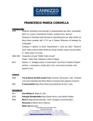 FRANCESCO MARIA CORDELLA - Cannizzo Management