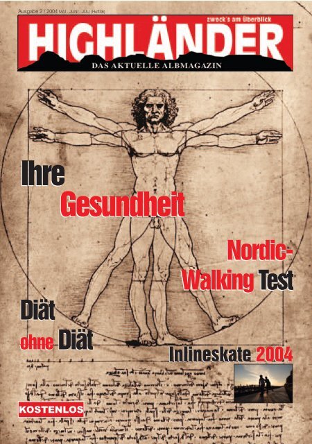 Ihre Gesundheit Ihre Gesundheit - Highländer Albmagazin