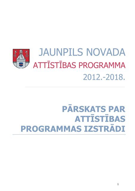 JAUNPILS NOVADA - RÄ«gas PlÄnoÅ¡anas ReÄ£ions