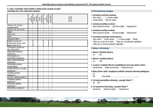 JAUNPILS NOVADA - RÄ«gas PlÄnoÅ¡anas ReÄ£ions