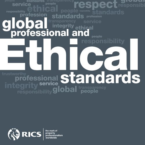 View the new global professional and ethical standards - RICS ASIA