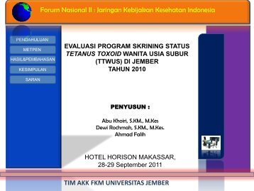 Abu Khoiri_Presentation.pdf - Kebijakan Kesehatan Indonesia