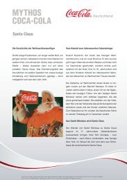 MYTHOS COCA-COLA - Coca-Cola Gmbh