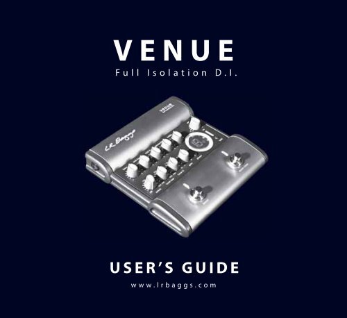 Venue DI User Guide - LR Baggs