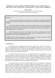 Importancia del control presupuestario en el contexto de la ...