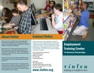 Employment Training Center for Employees - Vinfen