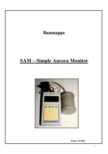 Baumappe SAM – Simple Aurora Monitor - myDARC.de