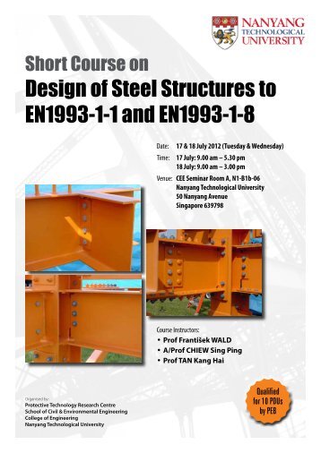 Design of Steel Structures to EN1993-1-1 and EN1993-1-8 - Corenet