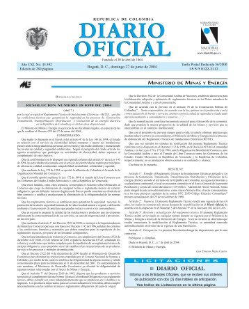 DIARIO OFICIAL - EAFIT Interactiva