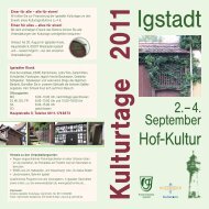 Hof-Kultur - Igstadt-Online