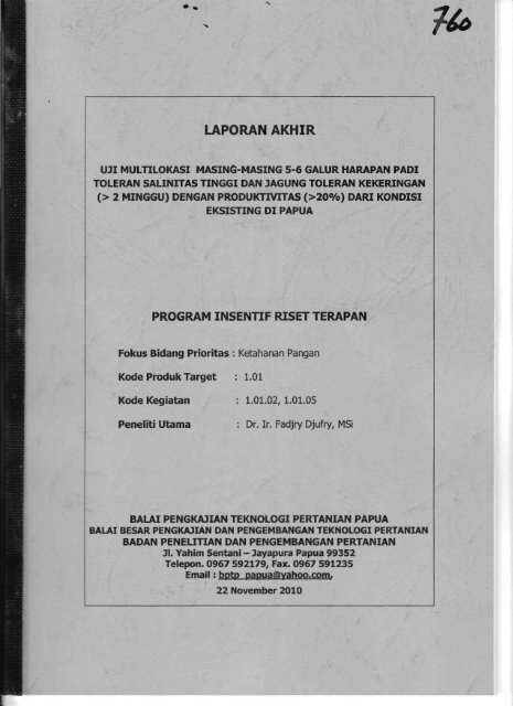 LAPORAN AKHIR - KM Ristek
