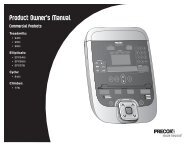 precor 825e stationary bike