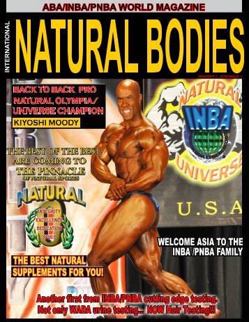 ABA / INBA / PNBA *Confirm Dates on Website - Natural Bodybuilding!