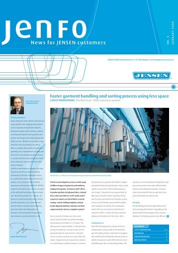 News for JENSEN customers - Jensen Group