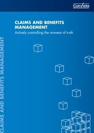 CLAIMS AND BENEFITS MANAGEMENT - ConVista