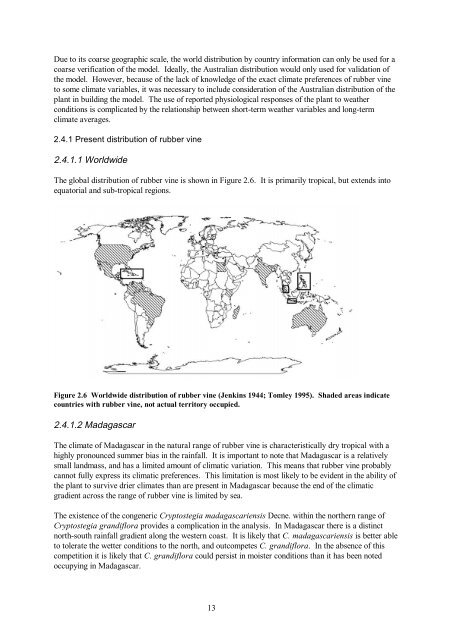 EXOTIC WOODY WEEDS Use of simulation models to predict future ...