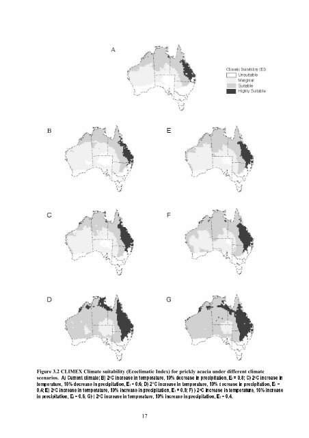 EXOTIC WOODY WEEDS Use of simulation models to predict future ...