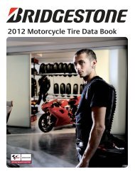 Bridgestone 2012 Motorcycle Tyre & Data Book - Eurotred