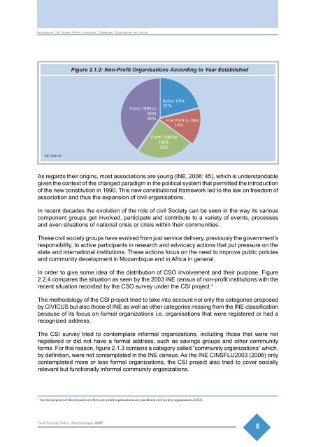 Mozambican Civil Society Within: - UNICEF Mozambique - Home page