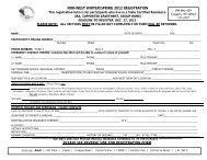 Registration Form for those living in a State Certtified Residence