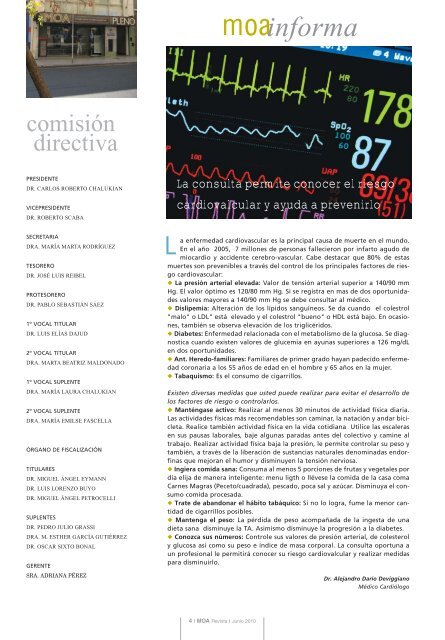 revista 44 - MOA :: Mutual OdontolÃ³gica Argentina