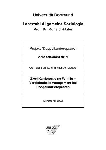 Arbeitsbericht Nr. 1 (pdf) - Prof. Hitzler