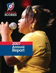 2007 Annual Report - America SCORES