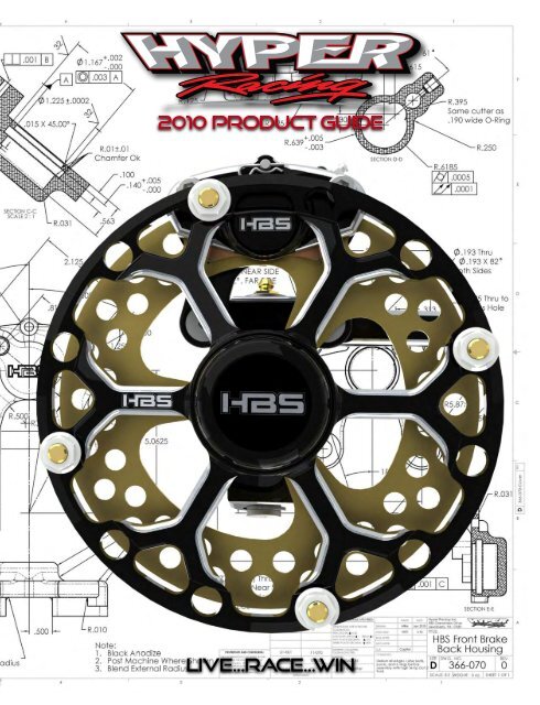 2010 PRODUCT GUIDE LIVERACEWIN - Hyper Racing