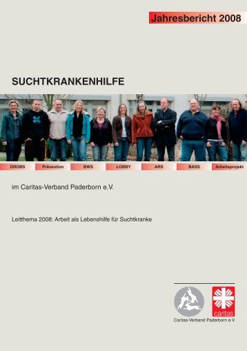 Jahresbericht 2008 der Suchtkrankenhilfe - Caritas-pb.de