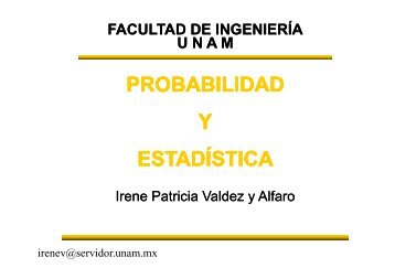 PROBABILIDAD Y ESTADÃSTICA