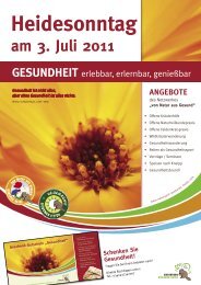 Heidesonntag am 3. Juli 2011 GESundHEit - Naturpark Dübener ...