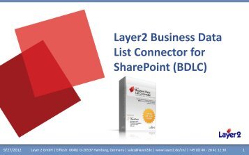 Layer2 Business Data List Connector for SharePoint - Layer 2 GmbH