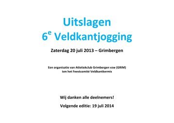 klik hier - Atletiekclub Grimbergen