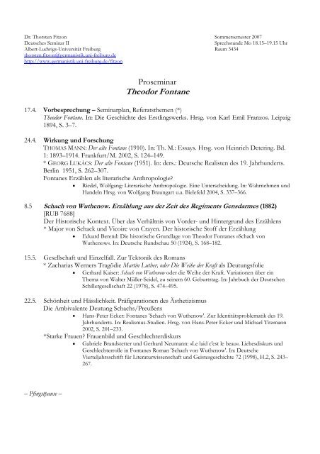 Download Theodor fontane realismus For Free