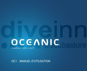 OC1 - MANUEL D'UTILISATION - Scubastore