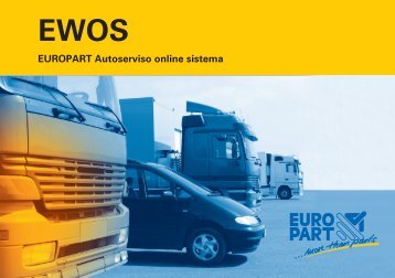EUROPART Autoserviso online sistema - EUROPART Online-Shop
