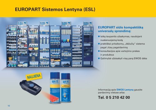 EUROPART Autoserviso online sistema - EUROPART Online-Shop