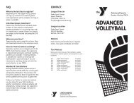 ADVANCED VOLLEYBALL - Greater Wichita YMCA