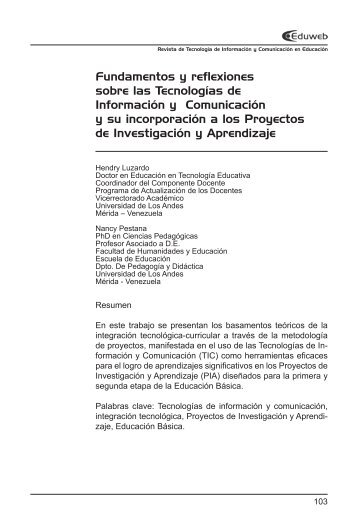 Fundamentos y reflexiones sobre las TecnologÃ­as de InformaciÃ³n y ...