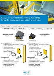 Barrage immatériel C4000 Pack ECO et Pack MICRO, Un numéro ...