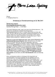 Sondersammlung 22052012.pdf - Pfarre Lainz-Speising