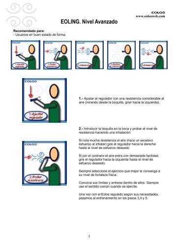 Instrucciones nivel avanzado en pdf - Eolos